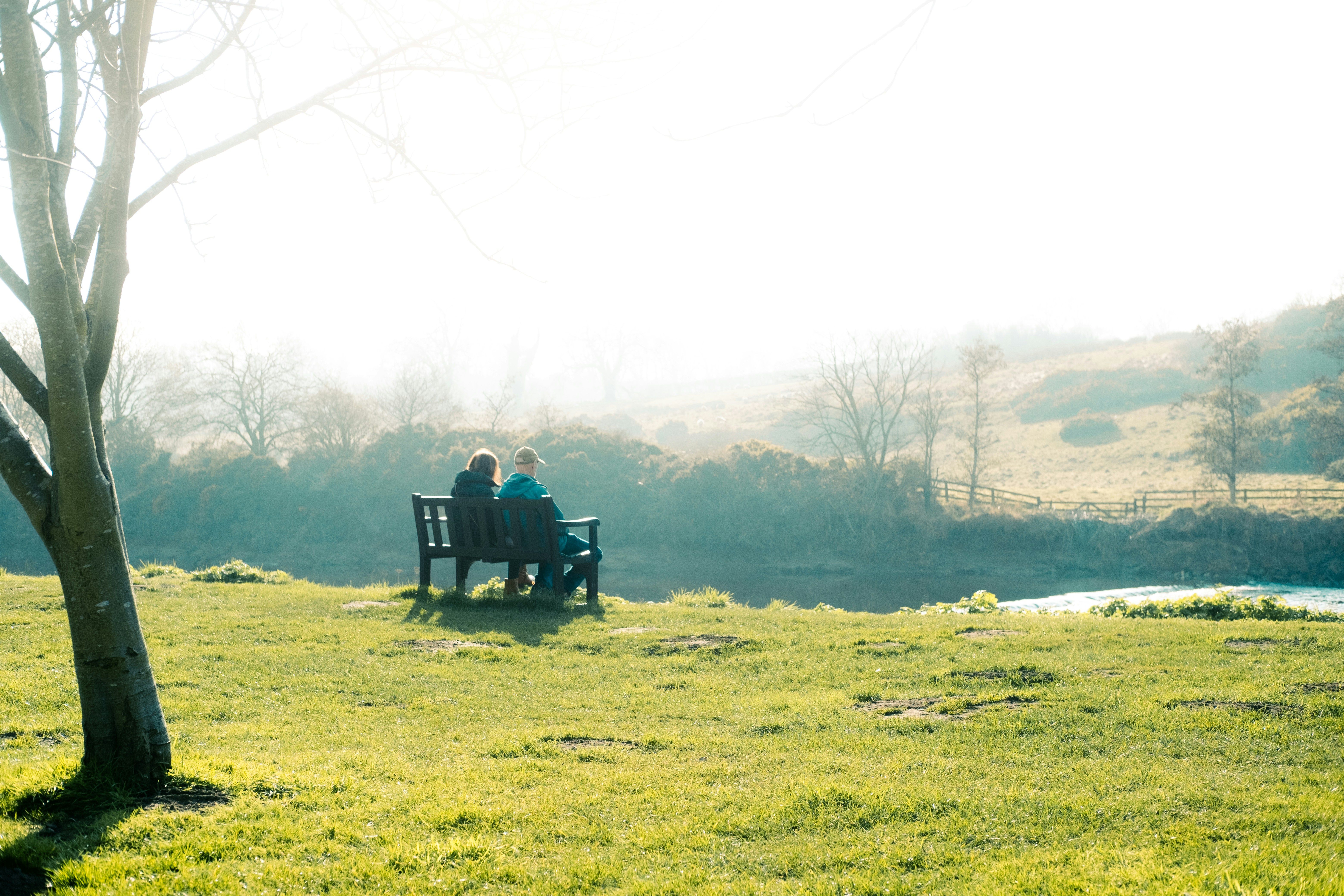 Couple in a warm home setting